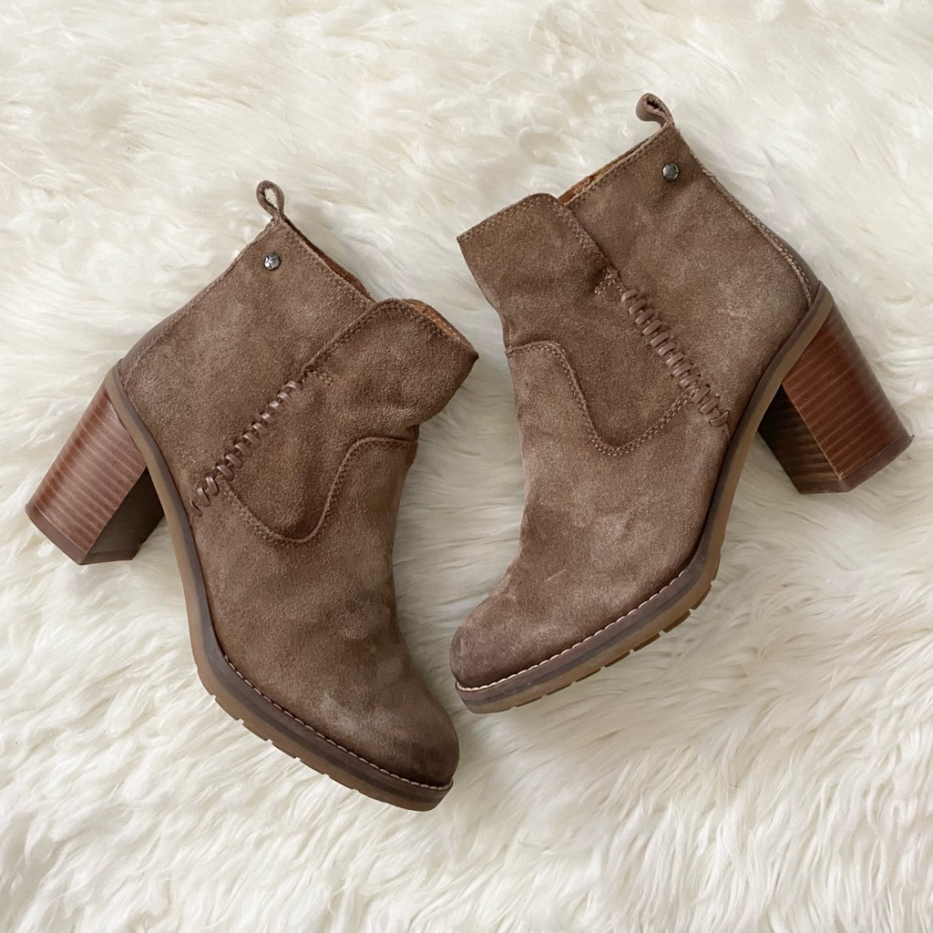 Pikolinos - Pompeya Ankle Boots Heeled Suede